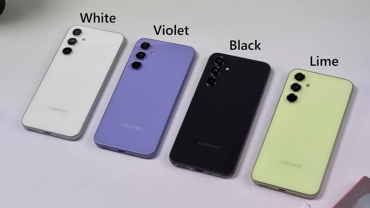 Samsung Galaxy A54 boleh didapati dalam pilihan warna Lime